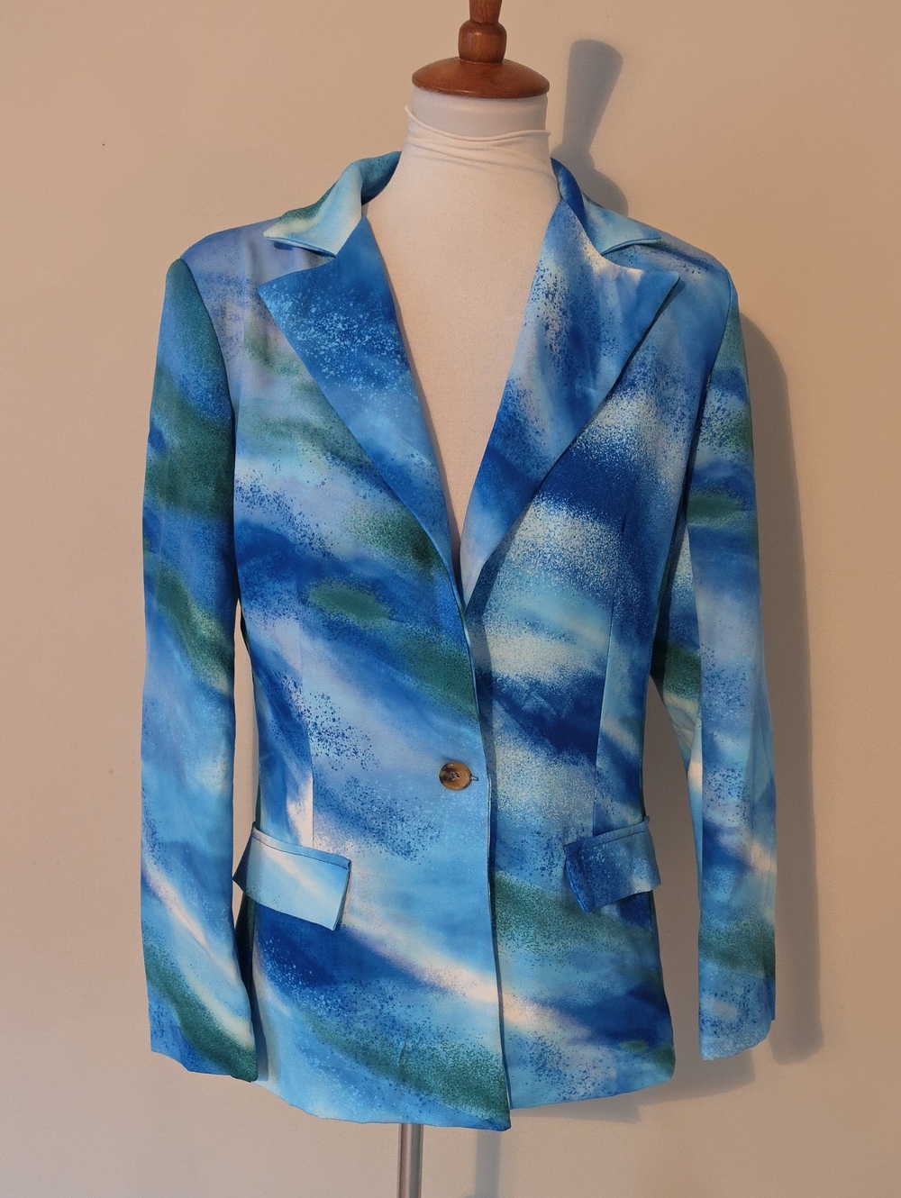 Boohoo Blue and Green Blazer Jacket  Brand New